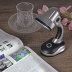 Homesmart Table Lamp (Size 20x11x8 cm) 3xAA Batteries (Not Inc.) - White & Black