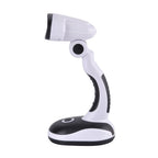 Homesmart Table Lamp (Size 20x11x8 cm) 3xAA Batteries (Not Inc.) - White & Black