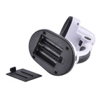 Homesmart Table Lamp (Size 20x11x8 cm) 3xAA Batteries (Not Inc.) - White & Black