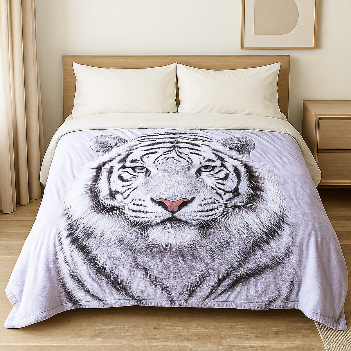 Digital Printed Soft &amp; Warm Tiger Blanket 8191783 3