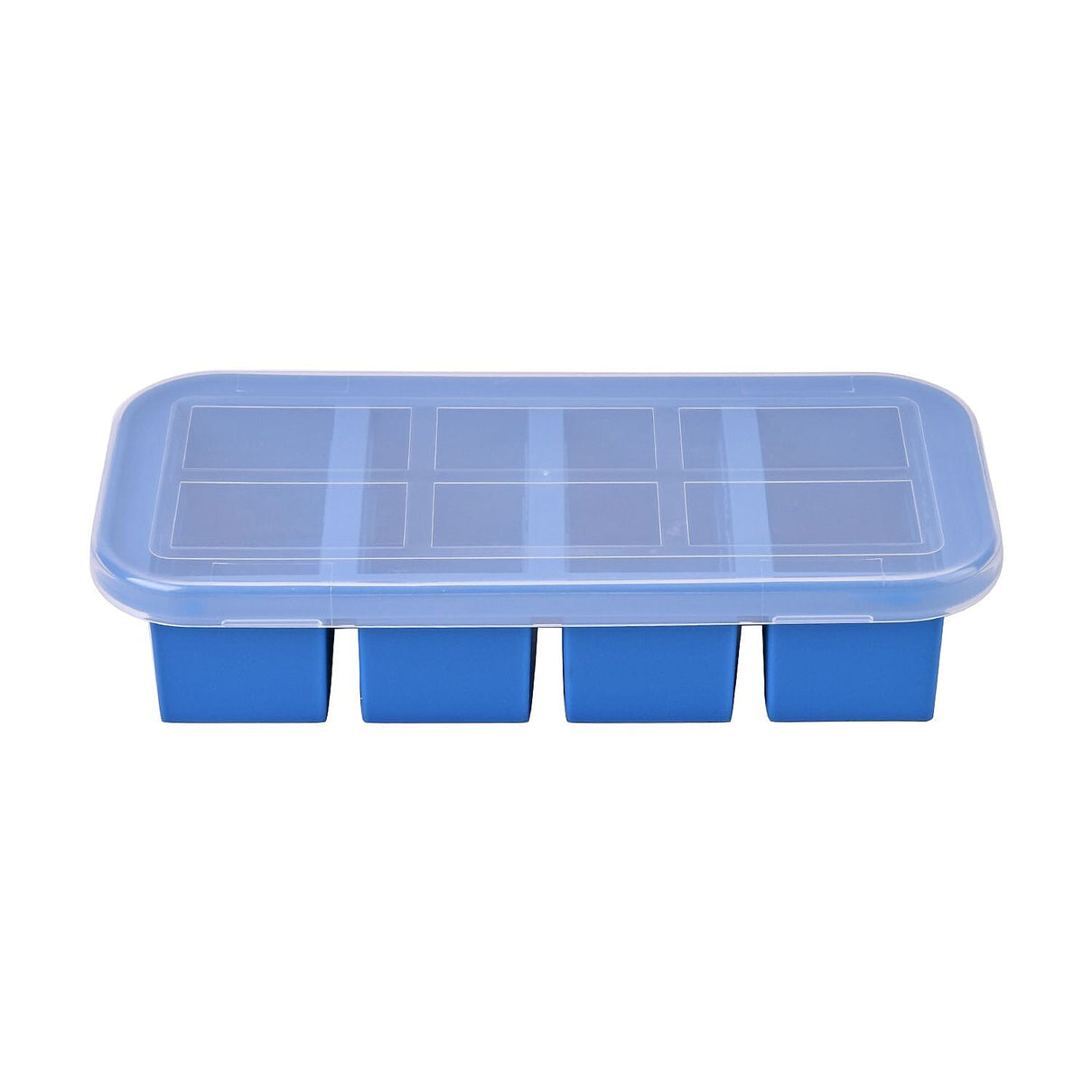 Set of 2 Homesmart 100% Food Grade Silicone Reusable Freezer Tray with Lid (Size 29x14x6 cm) - Blue 7564997 3