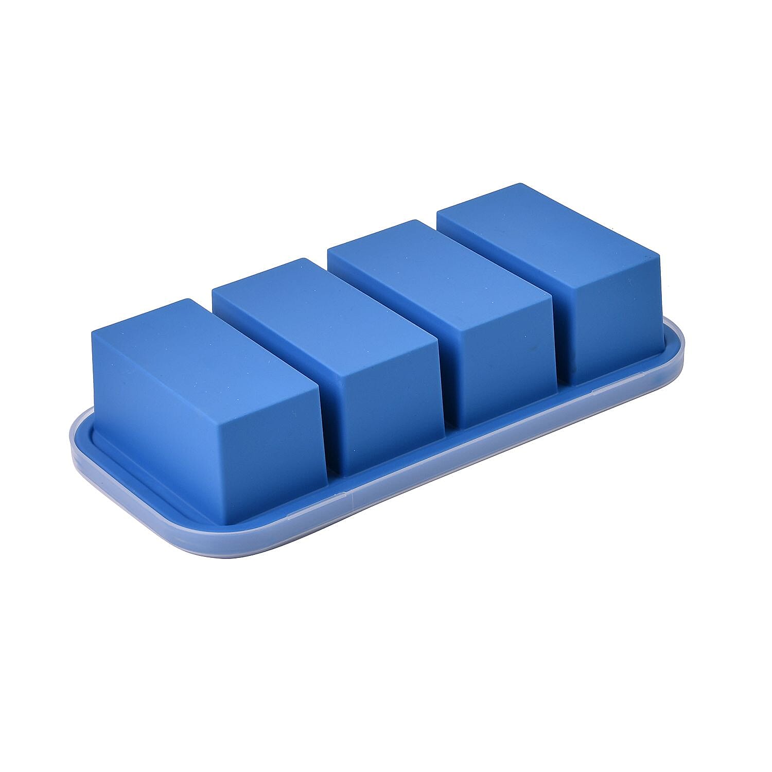 Set of 2 Homesmart 100% Food Grade Silicone Reusable Freezer Tray with Lid (Size 29x14x6 cm) - Blue 7564997 4