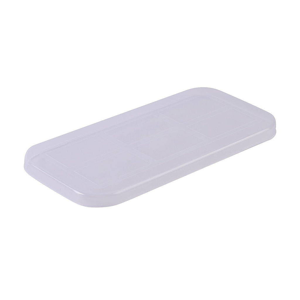 Set of 2 Homesmart 100% Food Grade Silicone Reusable Freezer Tray with Lid (Size 29x14x6 cm) - Blue
