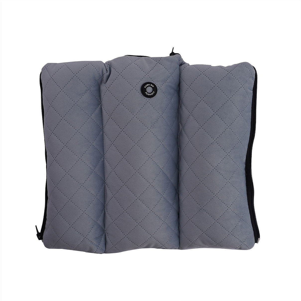 Homesmart 2-in-1 Vibrating Massage Foldable Pillow - Grey 7133377 1