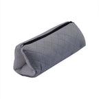 Homesmart 2 in 1 Vibrating Massage Foldable Pillow (Size 38x33x6 Cm) - Grey - Requires 2 AA Batteries (Not Included)