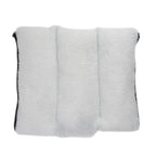 Homesmart 2 in 1 Vibrating Massage Foldable Pillow (Size 38x33x6 Cm) - Grey - Requires 2 AA Batteries (Not Included)