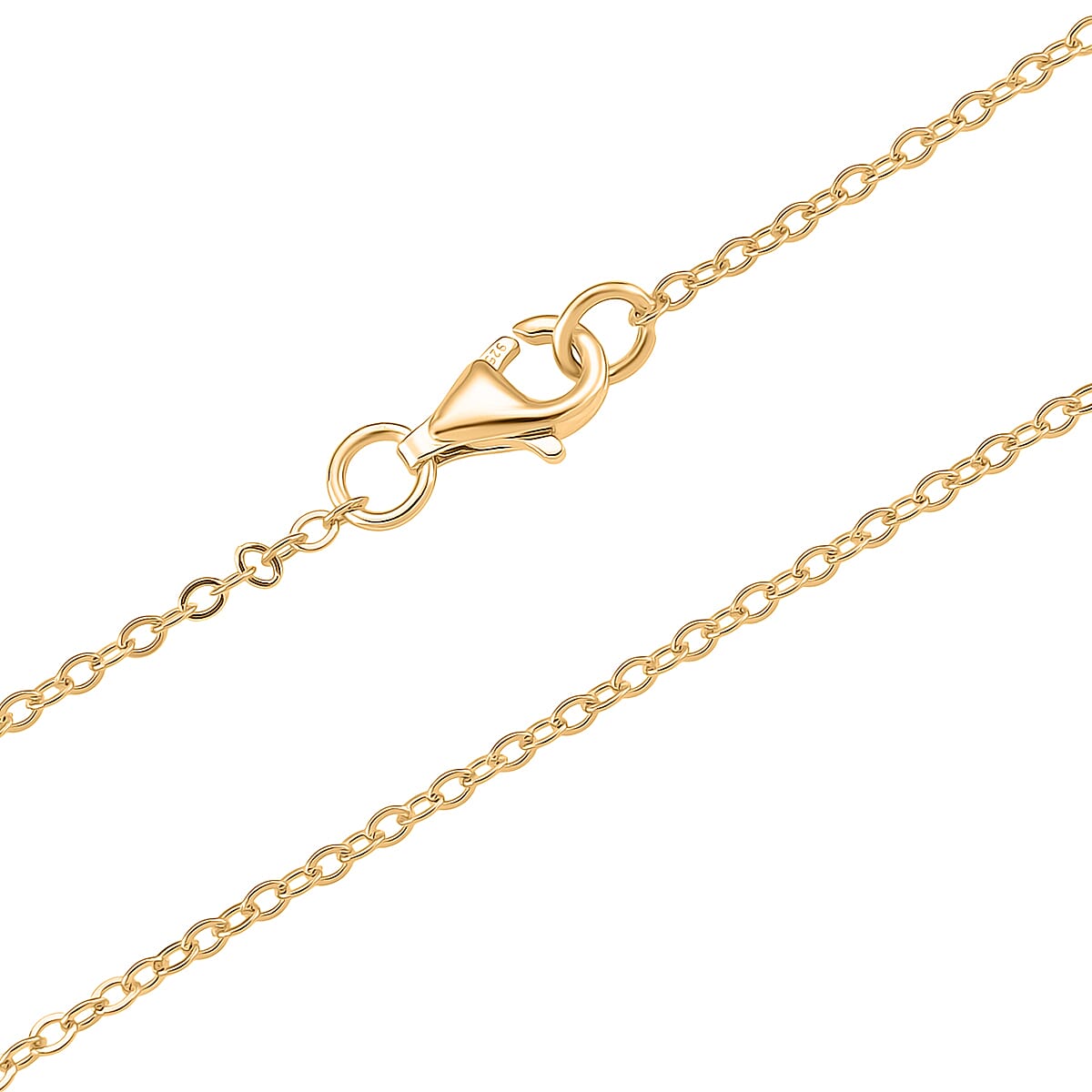 Honey Jade Dragon Embossed Pendant with Chain (Size 20) in Yellow Gold Plated Sterling Silver 80.00 Ct. 4418596 6