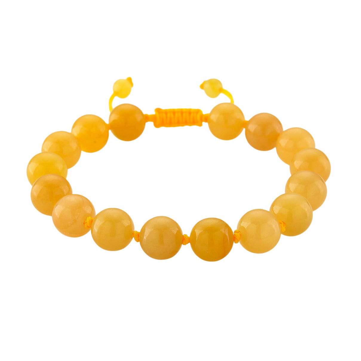 Honey Jade Stone Bracelet (Size 6 - 9.5 Adjustable) 170.00 Ct. 8253875 0