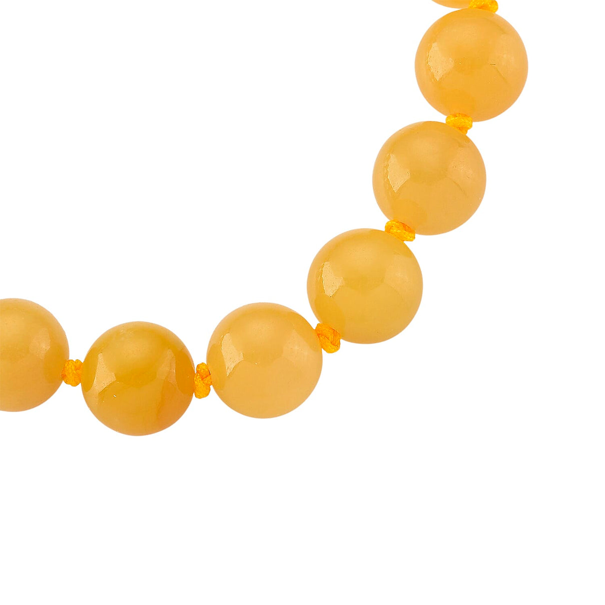 Honey Jade Stone Bracelet (Size 6 - 9.5 Adjustable) 170.00 Ct. 8253875 4