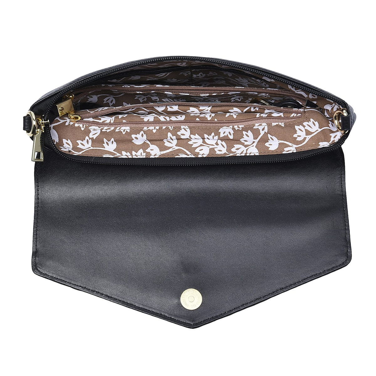 Hong Kong Closeout Deal - Genuine Leather Snake Print Bag - Black and White 6272805 4