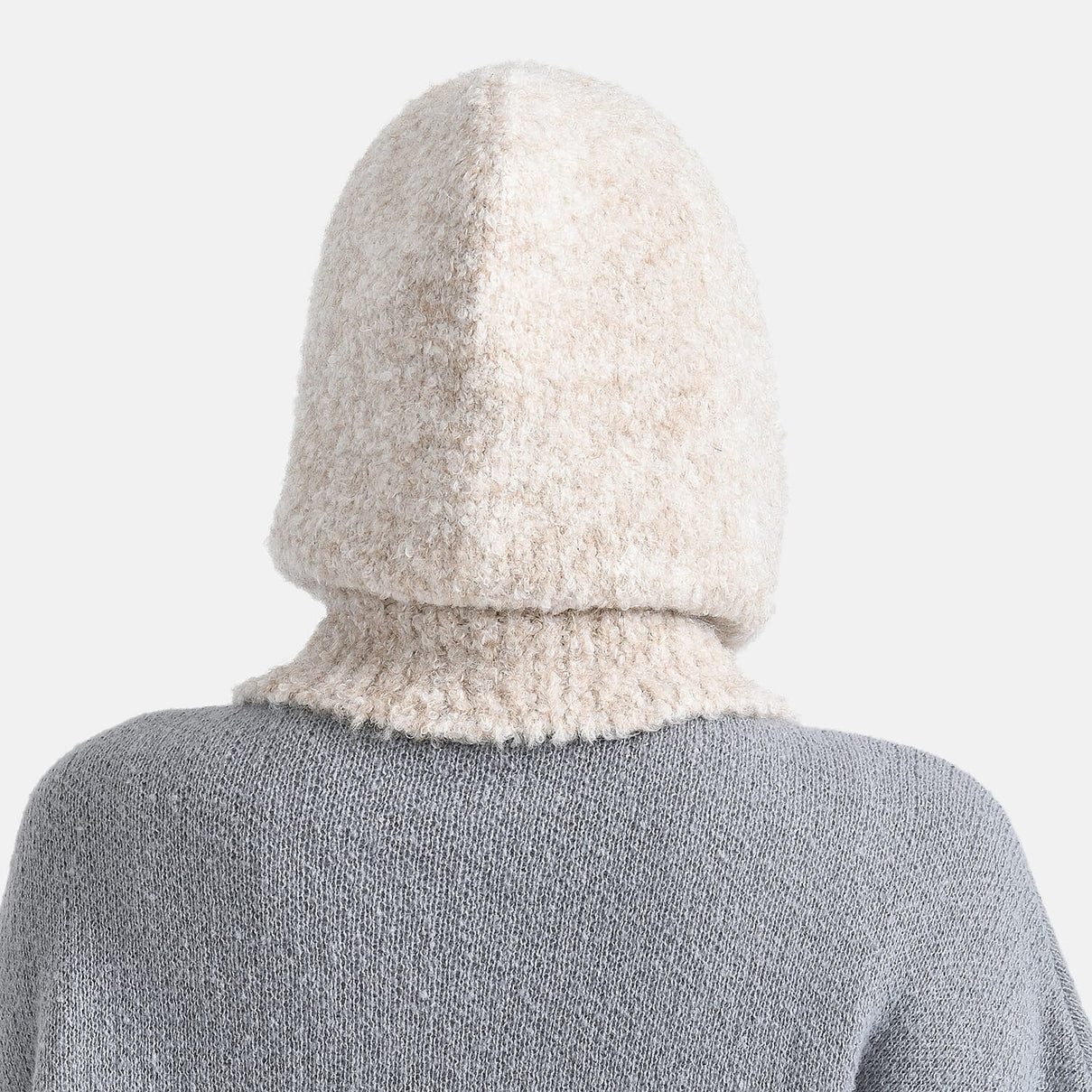 Hooded Drawstring Hat (28 x 24cm) - Beige 8207198 4