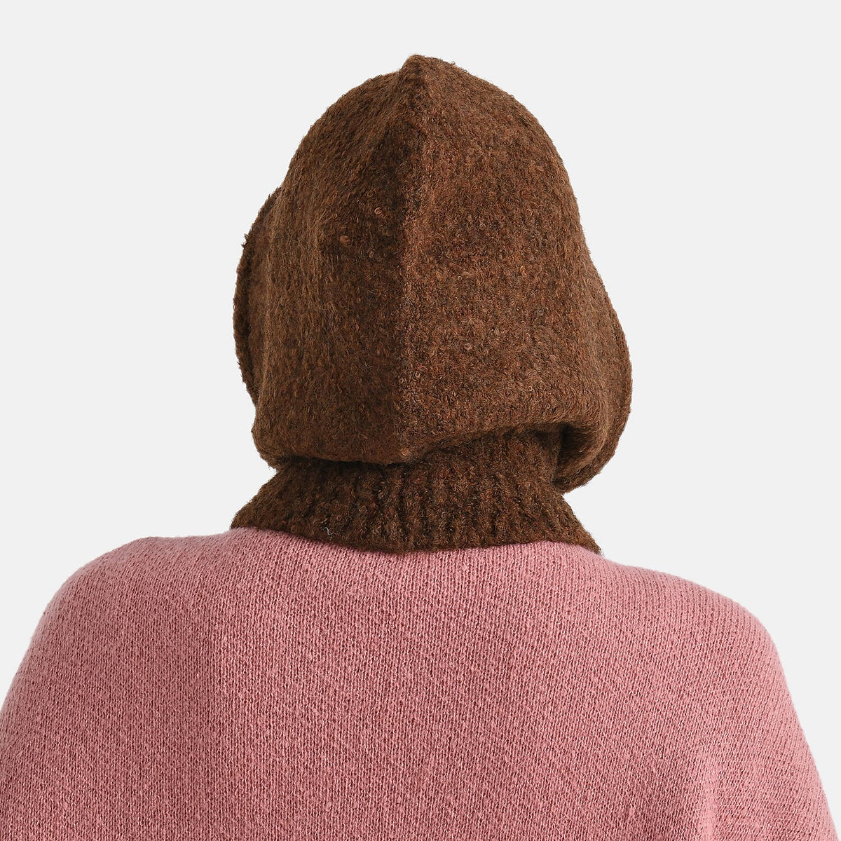 Hooded Drawstring Hat (28 x 24cm) - Grey V32605123 4