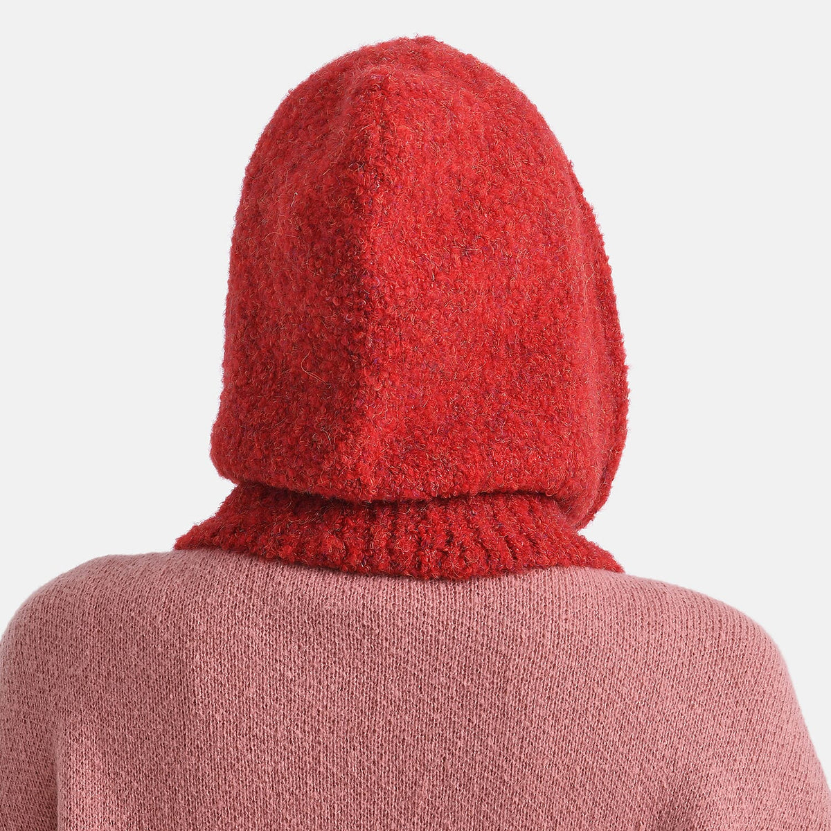 Hooded Drawstring Hat (28 x 24cm) - Red V32698112 4