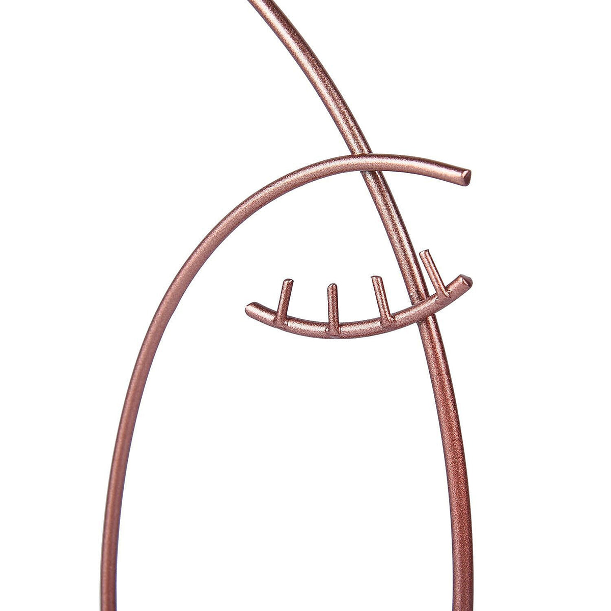 Human Face Jewellery Rack (Size 31x15x12 Cm) - Rose Gold 6726217 3