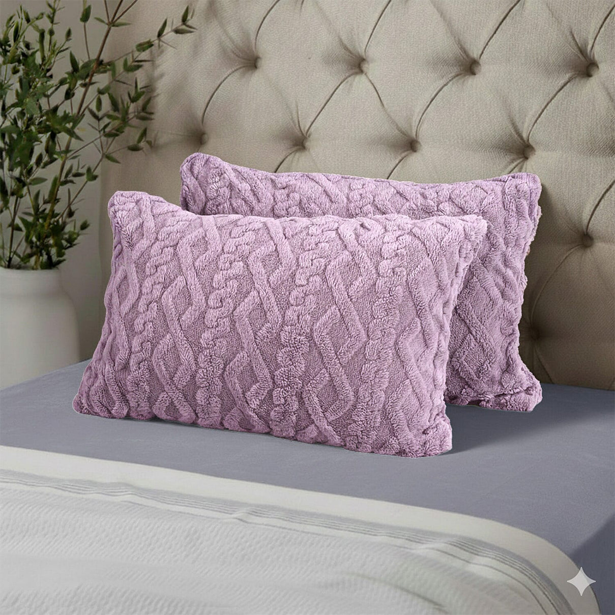 Hush Haven 6-Piece Taffeta Jacquard with Crystal Velvet Reverse Bedding Set 8311962 4