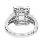 Hyalite Opal and Natural Zircon Ring in Platinum Overlay Sterling Silver 3.21 Ct