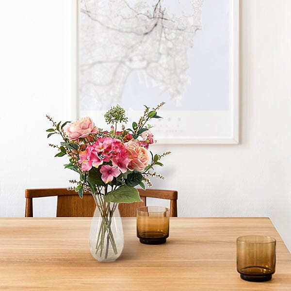 Hydragea, Roses and Foliage Arrangement Flower 6083951 1