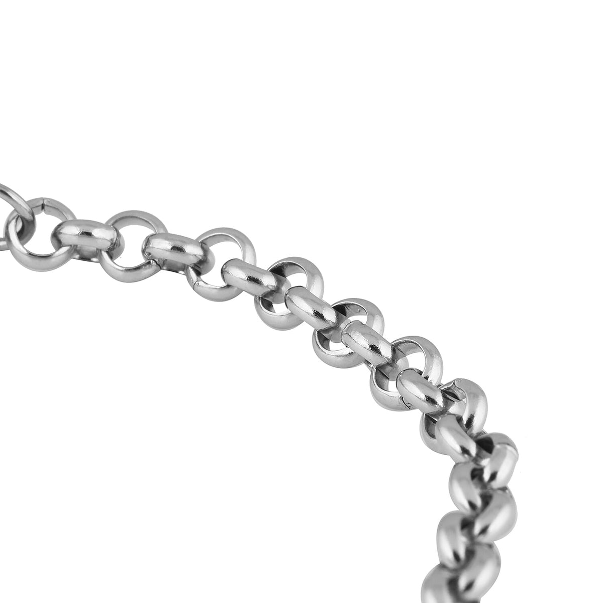 ID Trace Chain Bracelet Size 7 with 1.5 Extender in Silver Tone 6095480 2