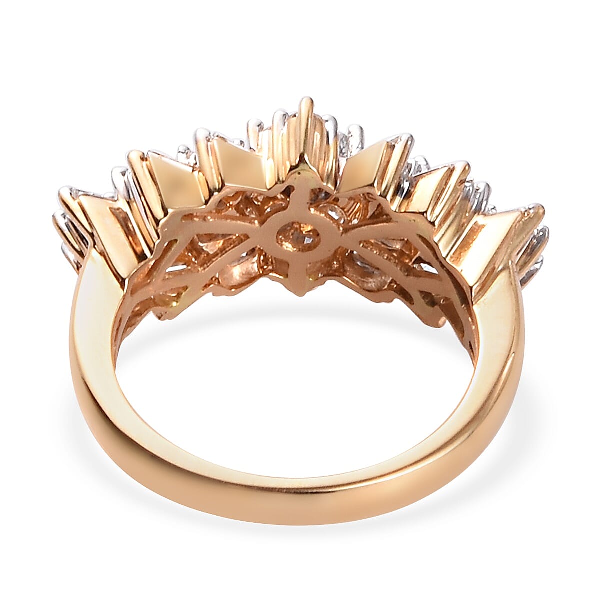 ILIANA 1 Ct. Natural Diamond Ballerina Ring in 18K Gold IGI Certified 2363602 5