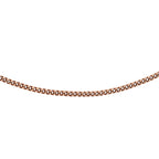 18K Rose Gold  Chain (Size - 16),  Gold Wt. 0.96 Gms