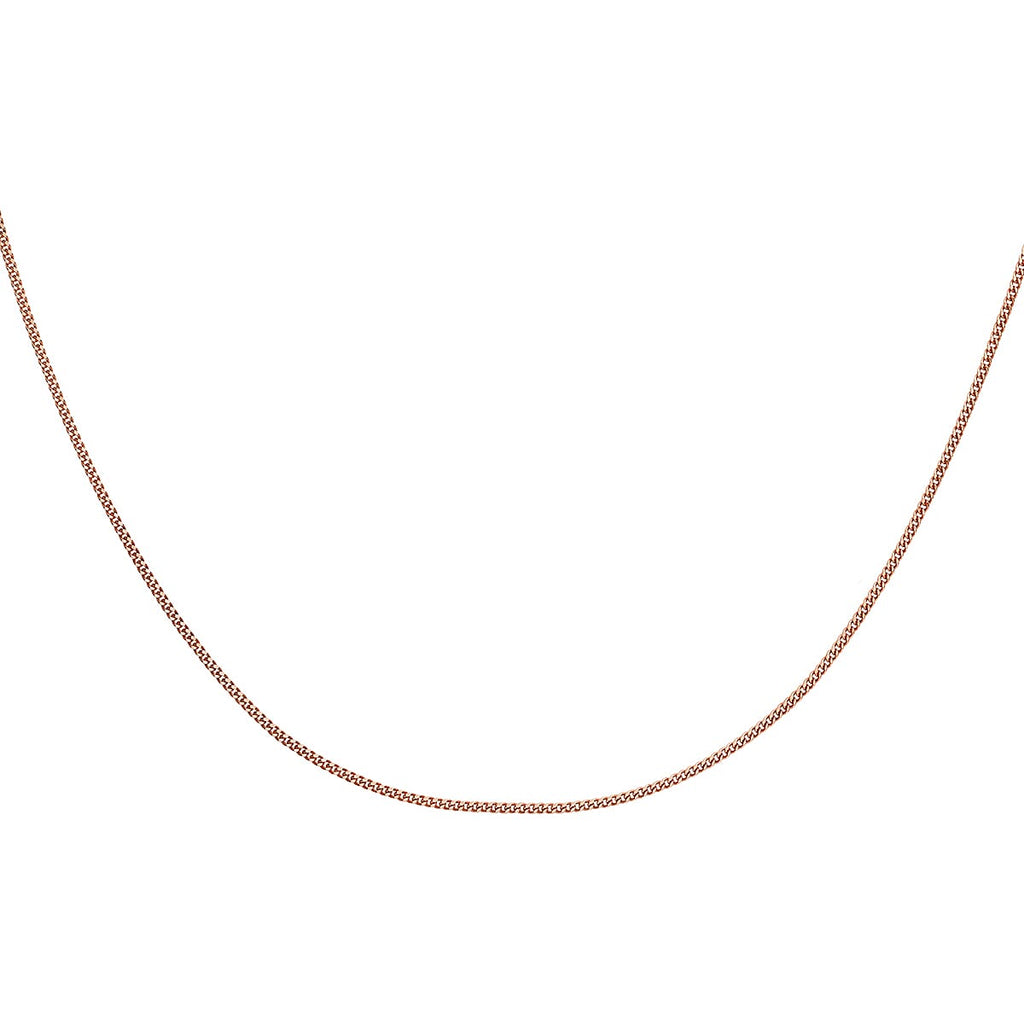 18K Rose Gold  Chain (Size - 18),  Gold Wt. 1.1 Gms