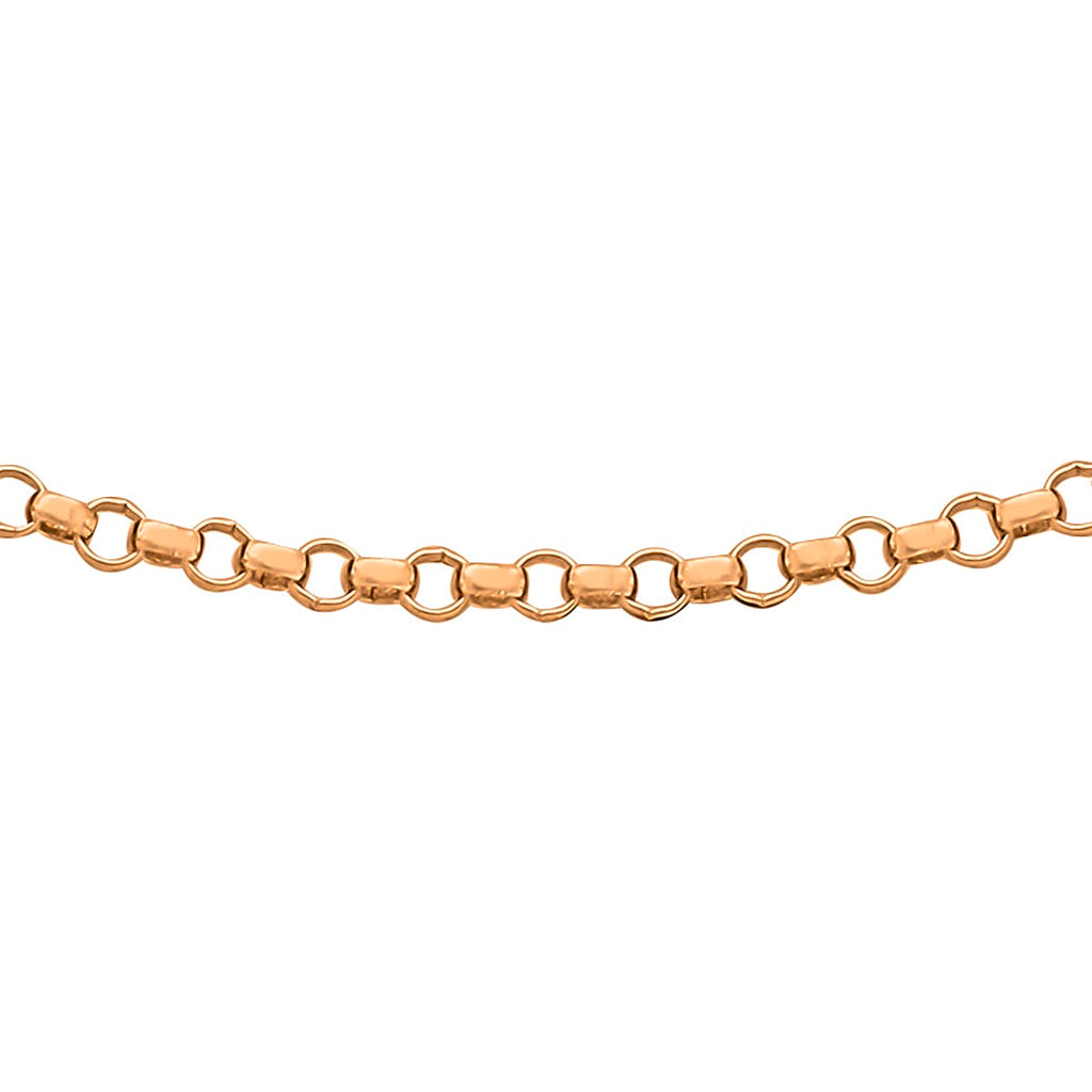 18K Rose Gold  Chain (Size - 16),  Gold Wt. 1.8 Gms
