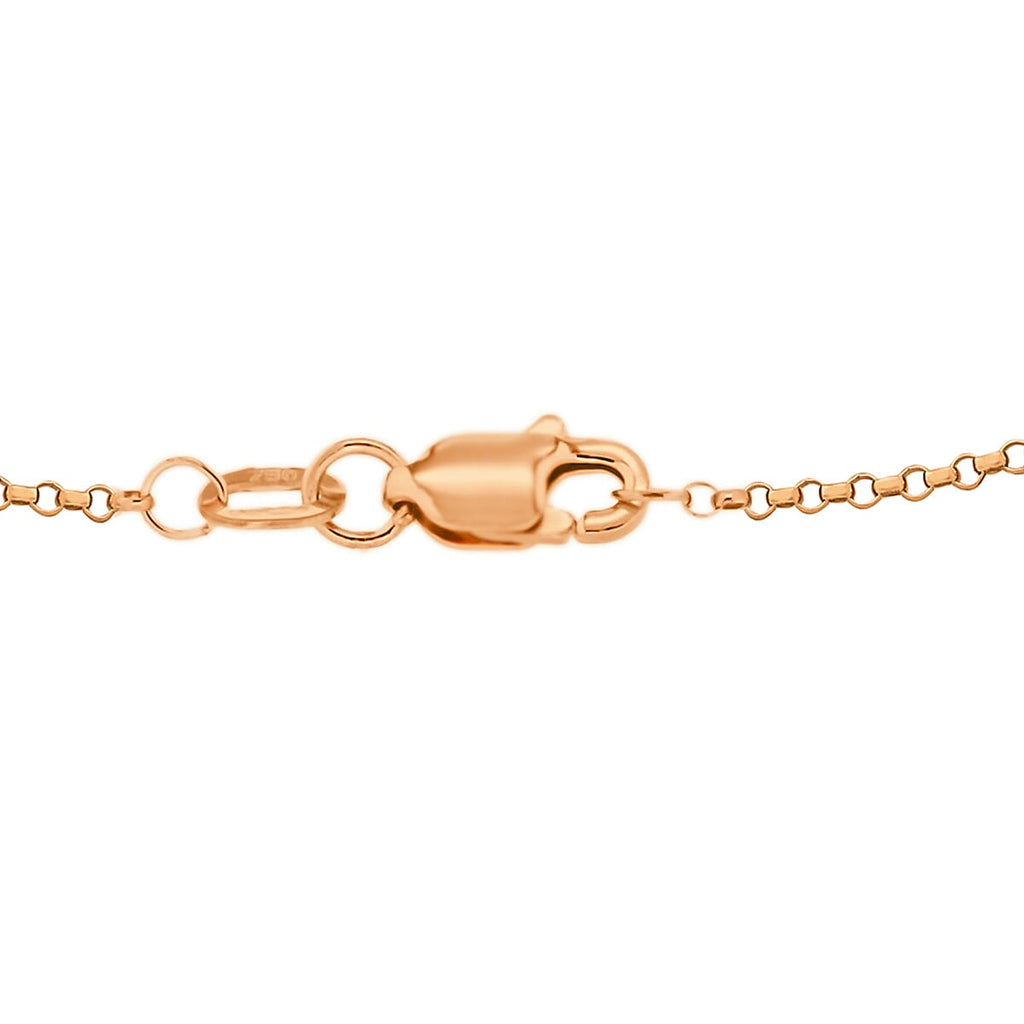 18K Rose Gold  Chain (Size - 16),  Gold Wt. 1.8 Gms