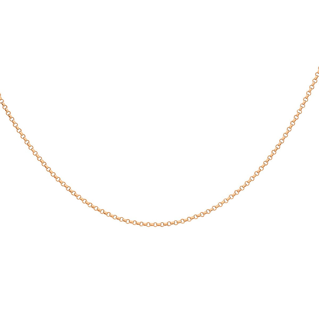 18K Rose Gold  Chain (Size - 18),  Gold Wt. 2 Gms