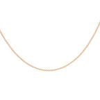18K Rose Gold  Chain (Size - 18),  Gold Wt. 2 Gms