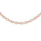 18K Rose Gold  Chain (Size - 18),  Gold Wt. 2.6 Gms