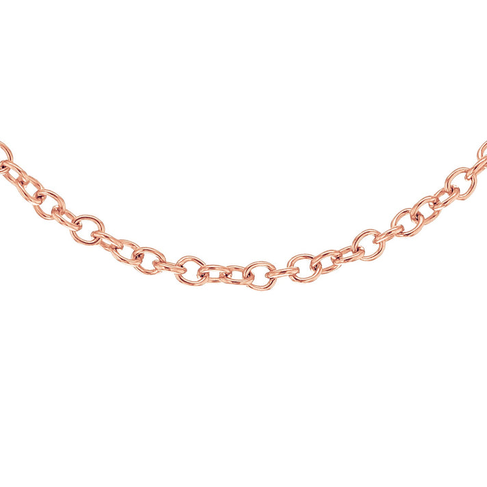 ILIANA 18K Rose Gold Trace Chain 18 Inch 7575404 1