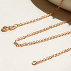 18K Rose Gold  Chain (Size - 18),  Gold Wt. 2.6 Gms