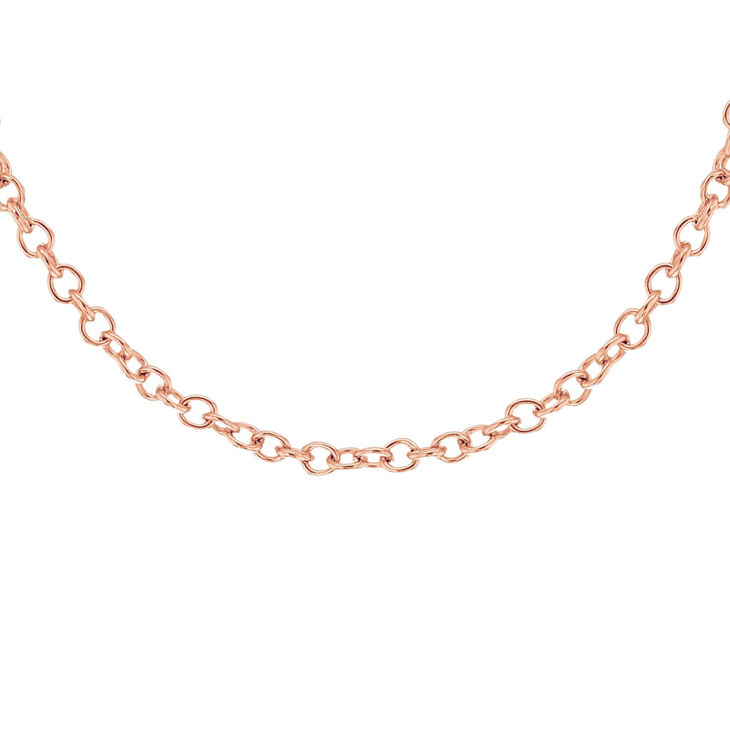 18K Rose Gold  Chain (Size - 18),  Gold Wt. 2.6 Gms