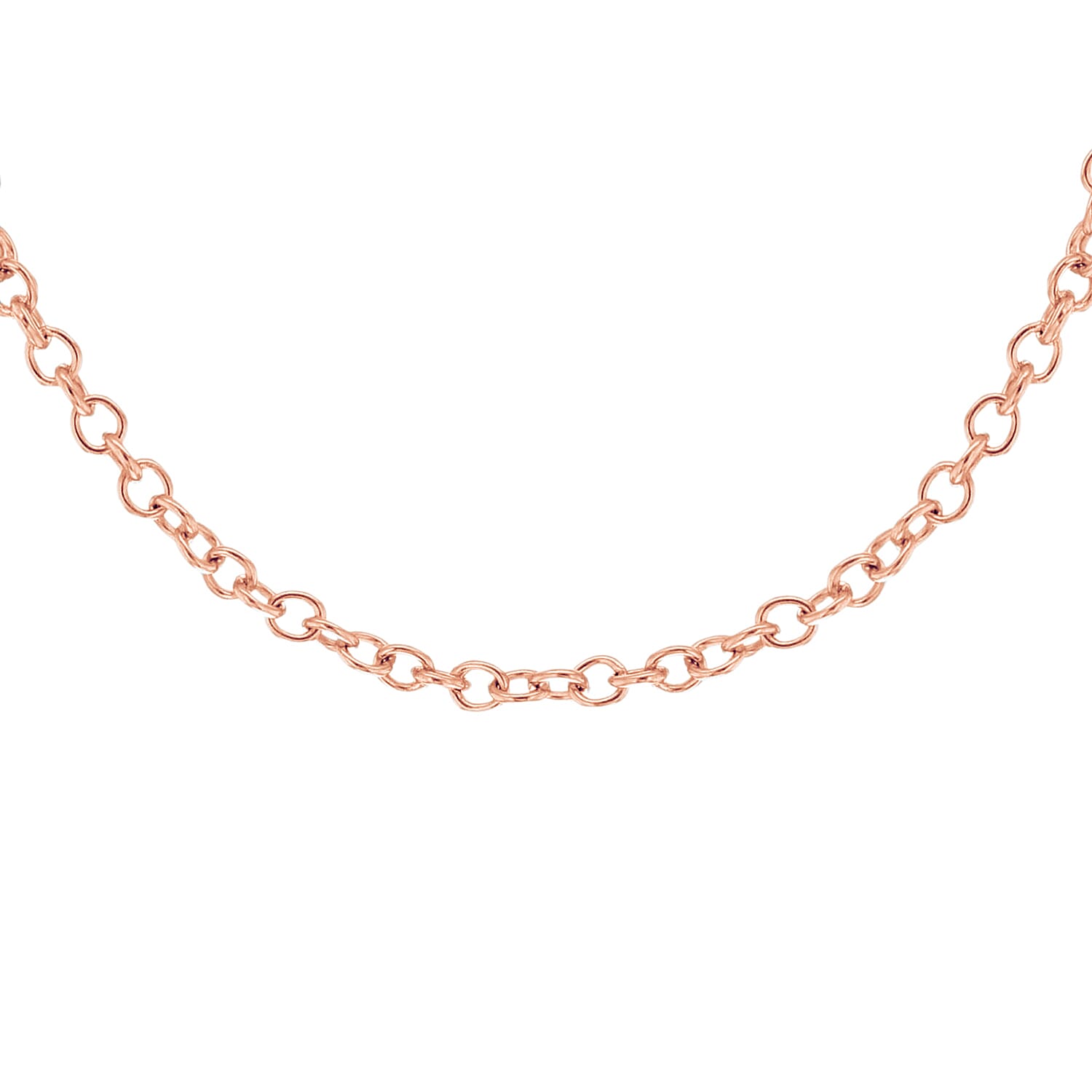 ILIANA 18K Rose Gold Trace Chain 18 Inch 7575404 3