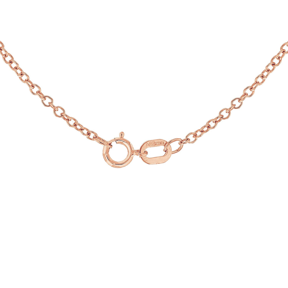 ILIANA 18K Rose Gold Trace Chain 18 Inch 7575404 4