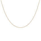 18K Rose Gold  Chain (Size - 20),  Gold Wt. 1.9 Gms