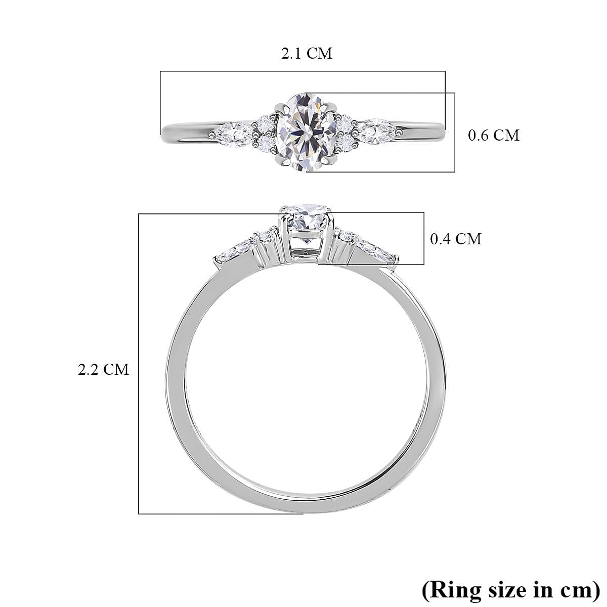 ILIANA - Diamond Solitaire Ring in 18K W Gold, IGI Certified 7557399 6