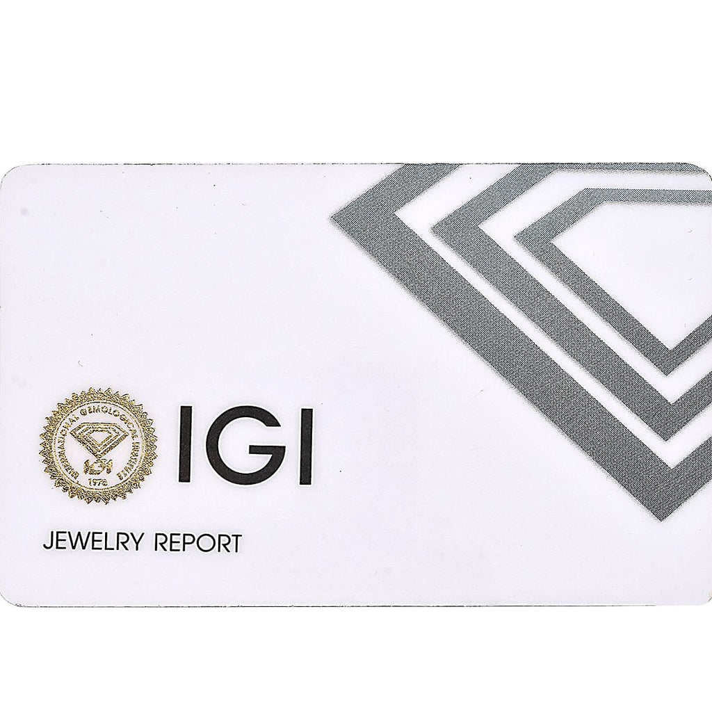 ILIANA - 18K W Gold IGI Certified Diamond (SI-G-H) Ring 0.50 Ct