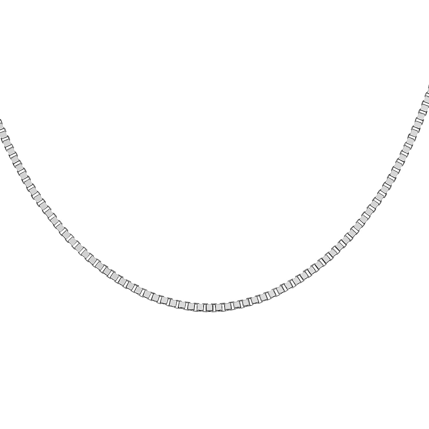 ILIANA 18K White Gold 1.2mm Box Chain 16 Inch 4g 7572075 3