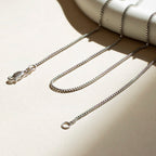 18K W Gold  Chain (Size - 18),  Gold Wt. 4.3 Gms