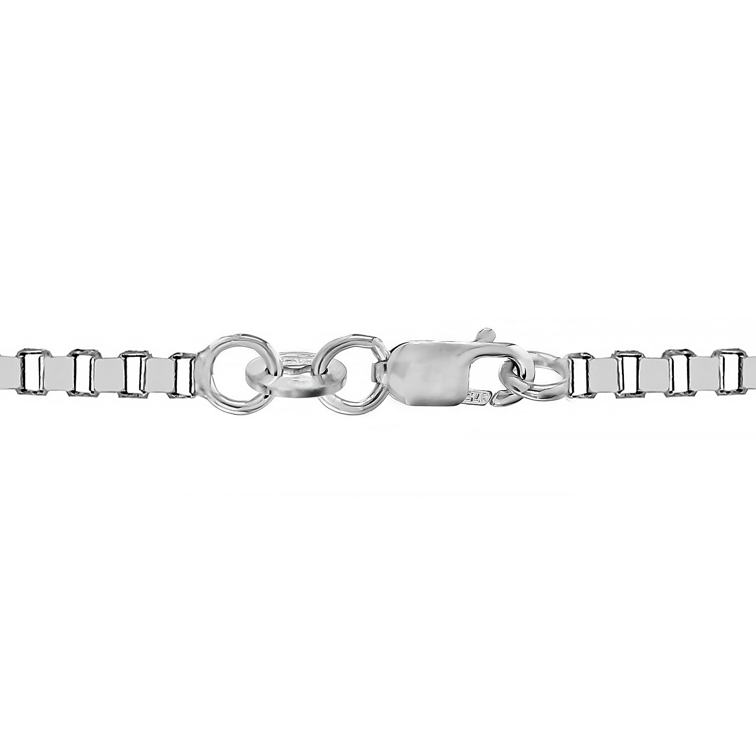 ILIANA 18K White Gold 1.2mm Box Chain 18 Inch 4g 7572076 4