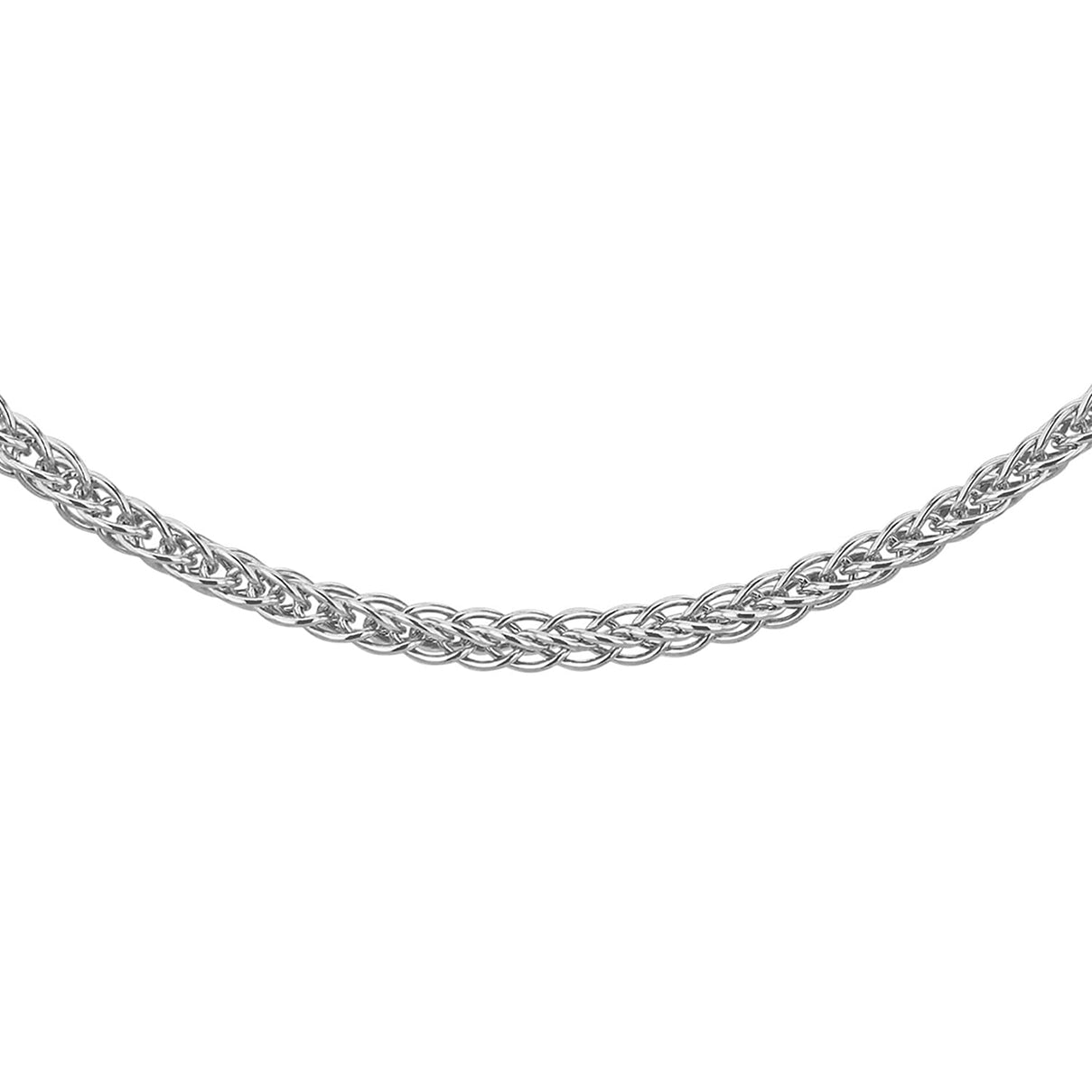 ILIANA 18K White Gold 1mm Spiga Adjustable Slider Chain 20 Inch 3g 7575365 0