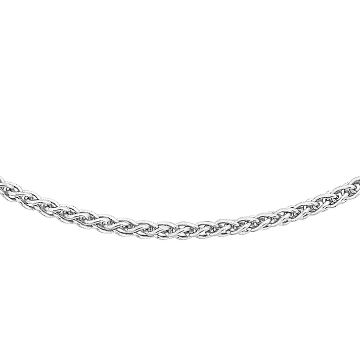 ILIANA 18K White Gold 1mm Spiga Chain 16 Inch 7574967 1