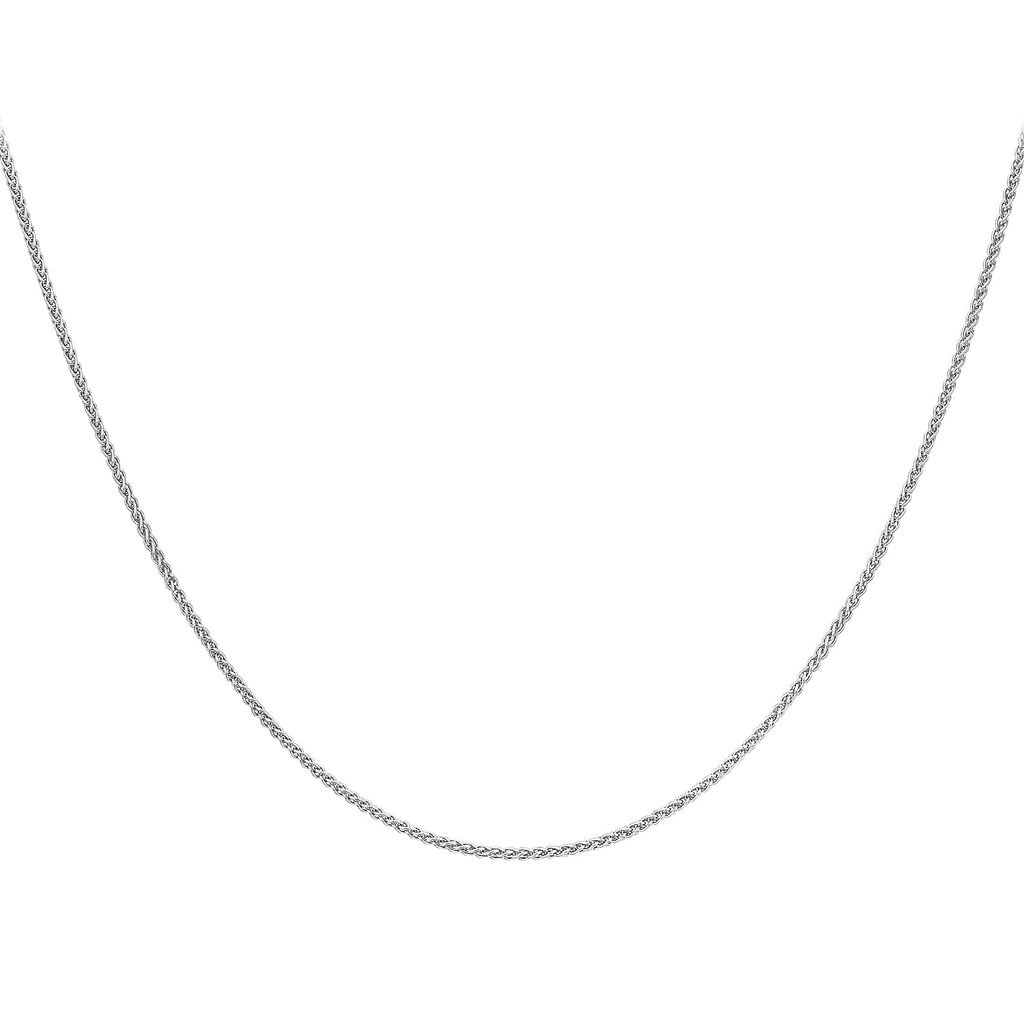 18K W Gold  Chain (Size - 16),  Gold Wt. 2.2 Gms