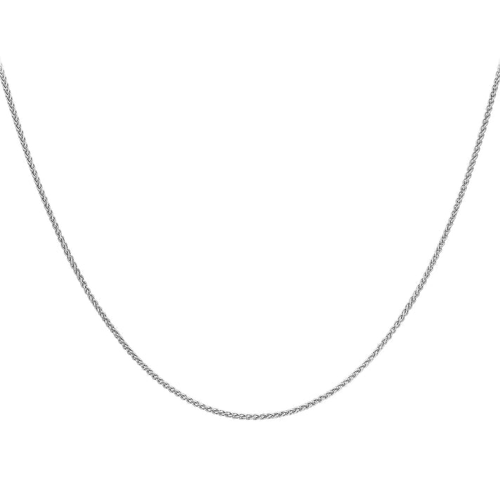 ILIANA 18K White Gold 1mm Spiga Chain 16 Inch 7574967 2