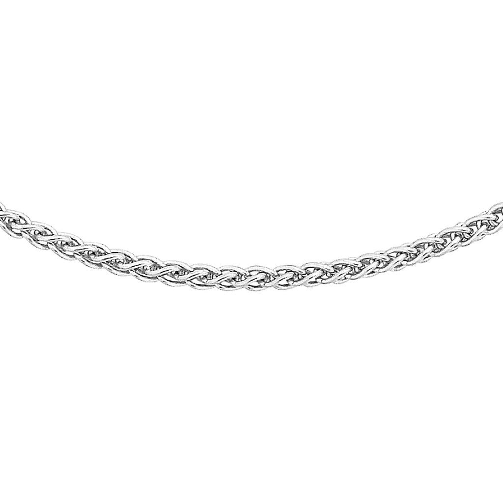 18K W Gold  Chain (Size - 20),  Gold Wt. 2.7 Gms