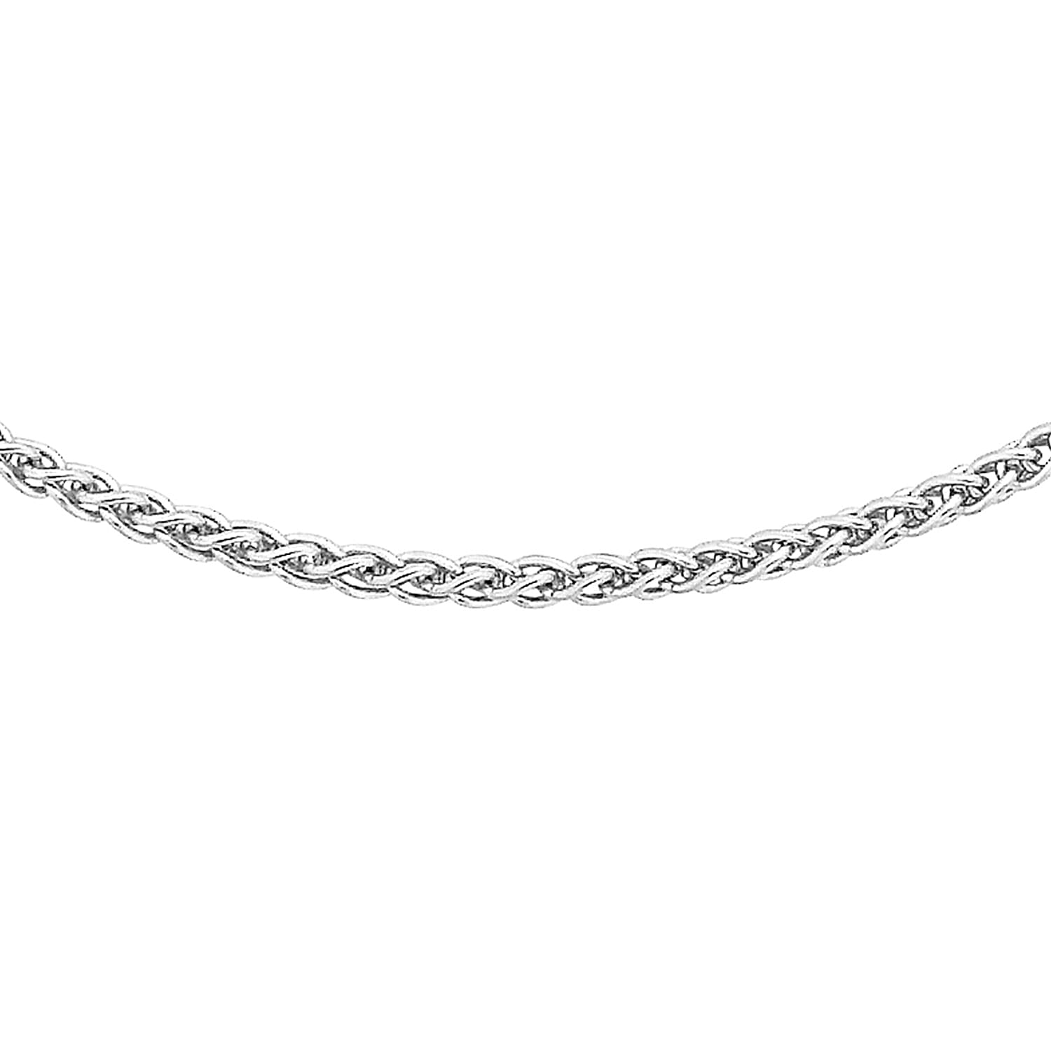 ILIANA 18K White Gold 1mm Spiga Chain 20 Inch 7574990 0