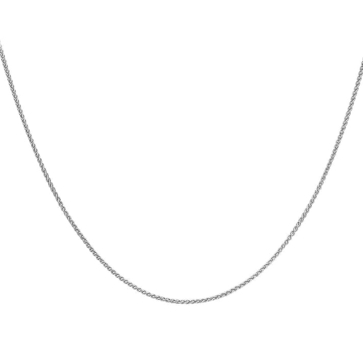 ILIANA 18K White Gold 1mm Spiga Chain 20 Inch 7574990 2