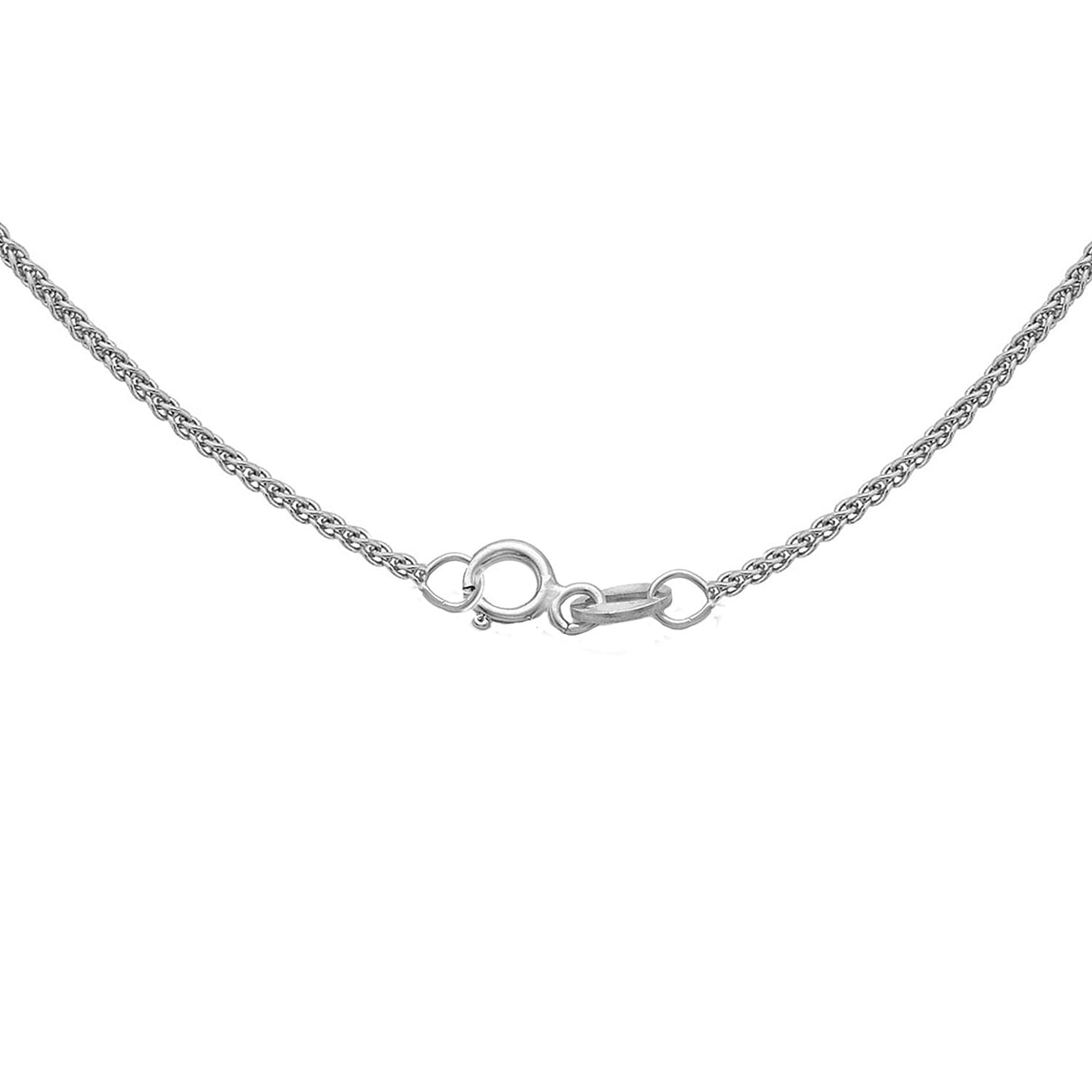 ILIANA 18K White Gold 1mm Spiga Chain 20 Inch 7574990 2