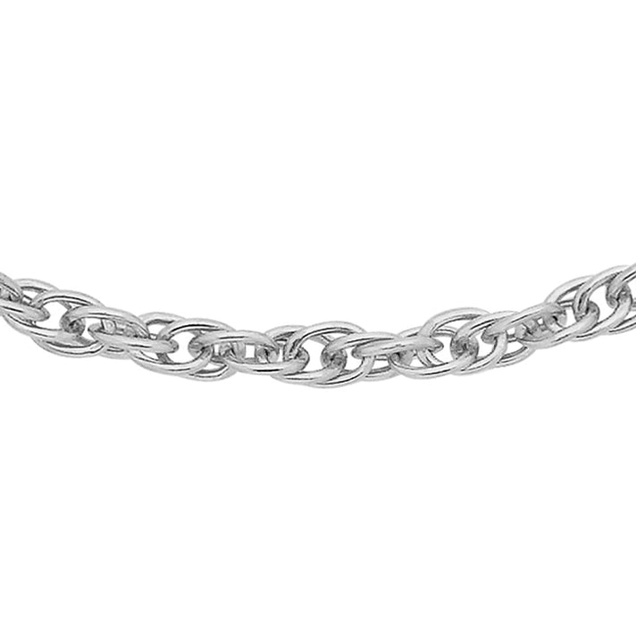ILIANA 18K White Gold Adjustable Prince of Wales Chain 18 Inch to 20  Inch 7574256 1